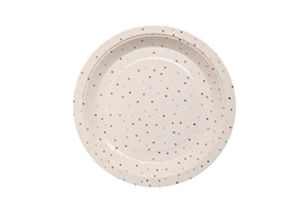 Tiny Square Confetti  - paper plates